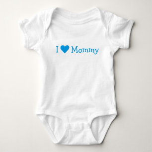 I [Heart] Mommy White Bodysuit