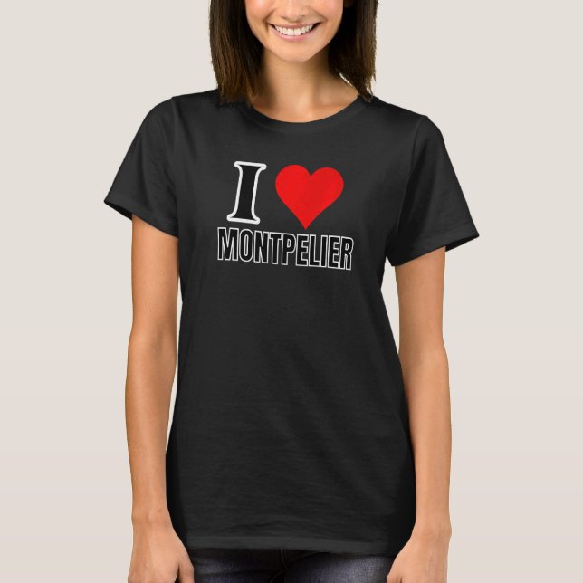 I Heart Montpelier T-Shirt (Front)