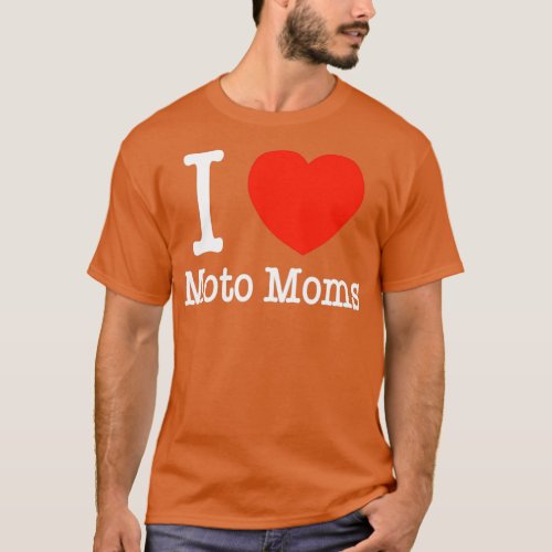 I heart Moto Moms funny moto saying  T_Shirt