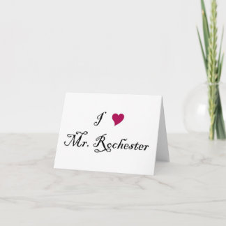 I Heart Mr. Rochester note card