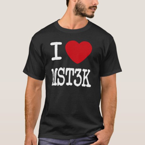 I Heart MST3K black T_Shirt