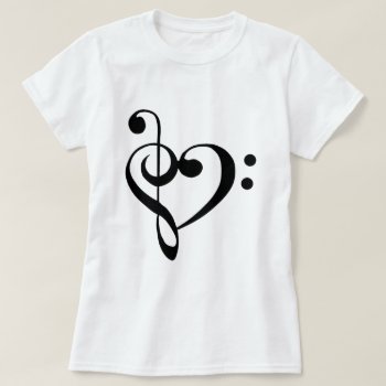 I Heart Music T-shirt by therealmemeshirts at Zazzle