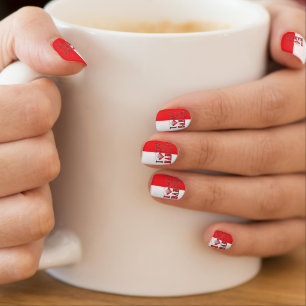 I Heart My Babcia Minx Nail Art