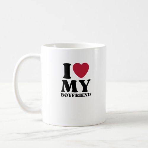 I Heart My BF Boyfriend Coffee Mug