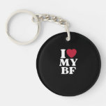 I Heart My BF Boyfriend Keychain