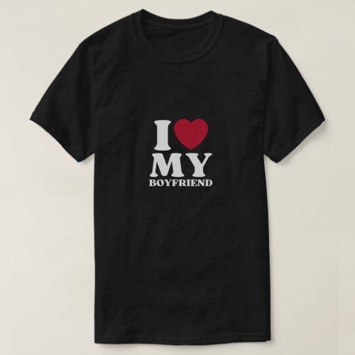 I Heart My BF Boyfriend T_Shirt