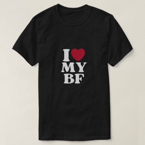 I Heart My BF Boyfriend T_Shirt