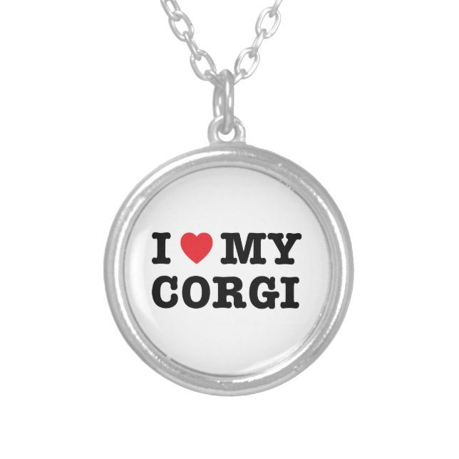 I Heart My Black Lab Necklace (Front)