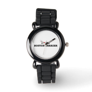 I Heart My Boston Terrier Wristwatch