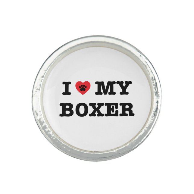 I Heart My Boxer Ring (Front)