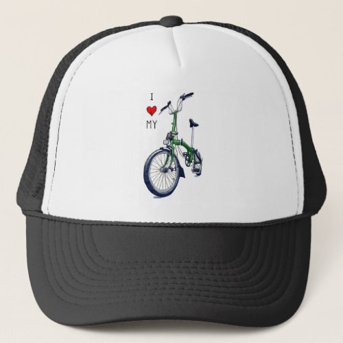 I heart my Bromptonjpg Trucker Hat