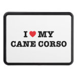 I Heart My Cane Corso Trailer Hitch Cover at Zazzle