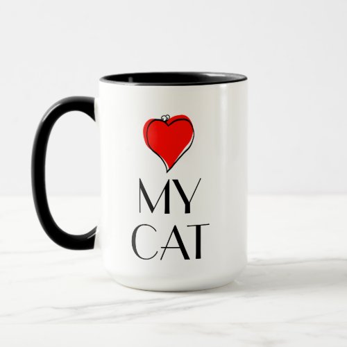 I Heart My Cat Mug