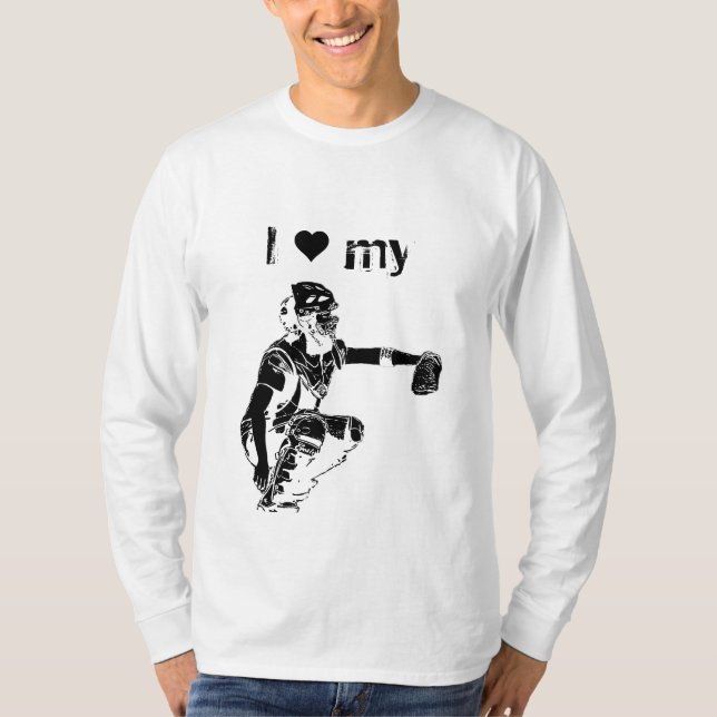 I heart my catcher T-Shirt (Front)