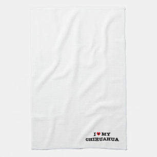 I Heart My Chihuahua Towel
