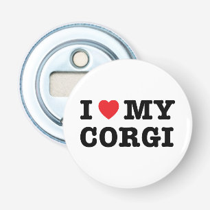 I Heart My Corgi Magnet Bottle Opener
