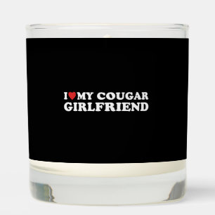 I Heart My Cougar Girlfriend Scented Candle