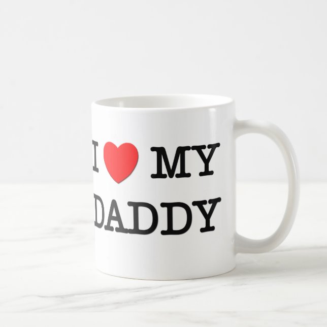 I Heart My DADDY Coffee Mug (Right)
