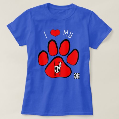 I Heart My Dog t_shirt