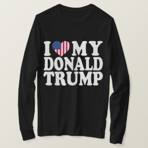 I Heart My Donald Trump For President 2024  T-Shirt