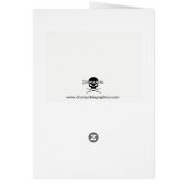 I HEART MY DRUMMER Valentine Card Snare Drum Stick (Back)