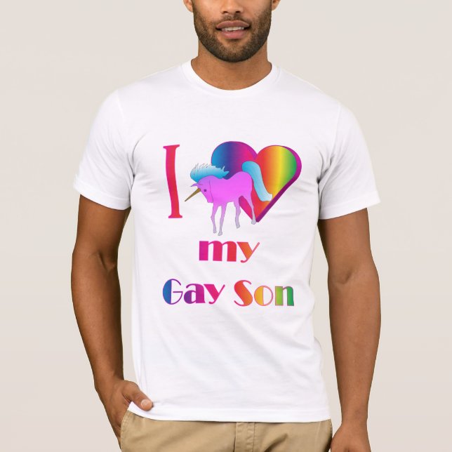 I Heart My Gay Son T-Shirt (Front)