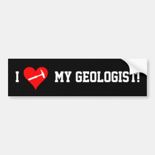 I Heart My Geologist! Bumper Sticker