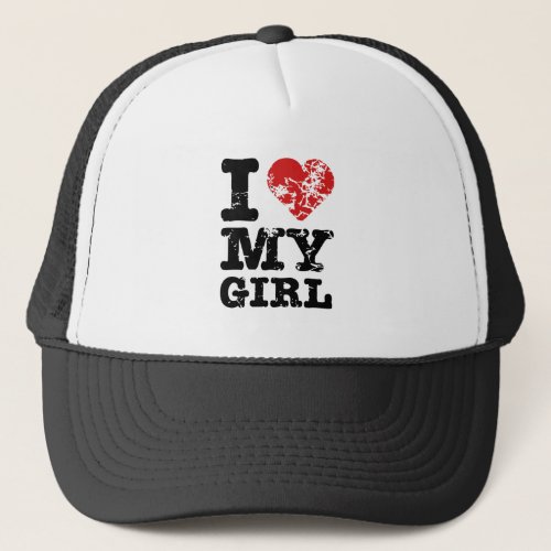 I Heart My Girl Trucker Hat