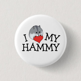 I Heart My Hammy Russian Campbell's Dwarf Pinback Button