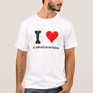 I Heart My Labrador Retriever T-Shirt