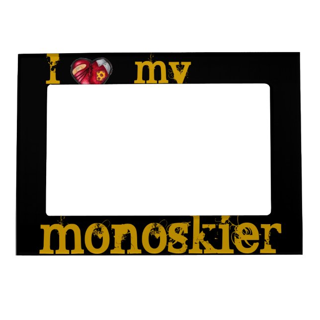 I heart my Monoskier Magnetic Frame (Front)