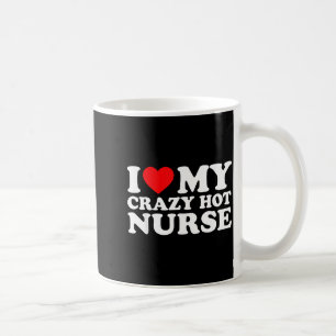 I Heart My Nurse Husband Wife Funny Matching Coupl Coffee Mug