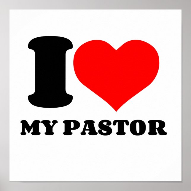 I HEART MY PASTOR POSTER (Front)