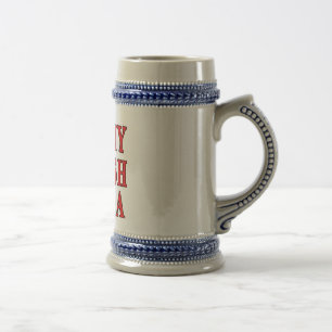 I Heart My Polish Busia Beer Stein