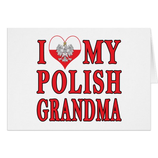 I Heart My Polish Grandma (Front Horizontal)