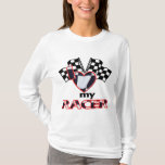 I Heart My Racer T-shirt at Zazzle