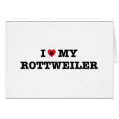 I Heart My Rottweiler (Front Horizontal)