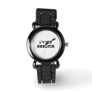 I Heart My Sheltie Wristwatch