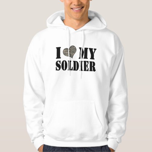 I Heart My Soldier Hoodie