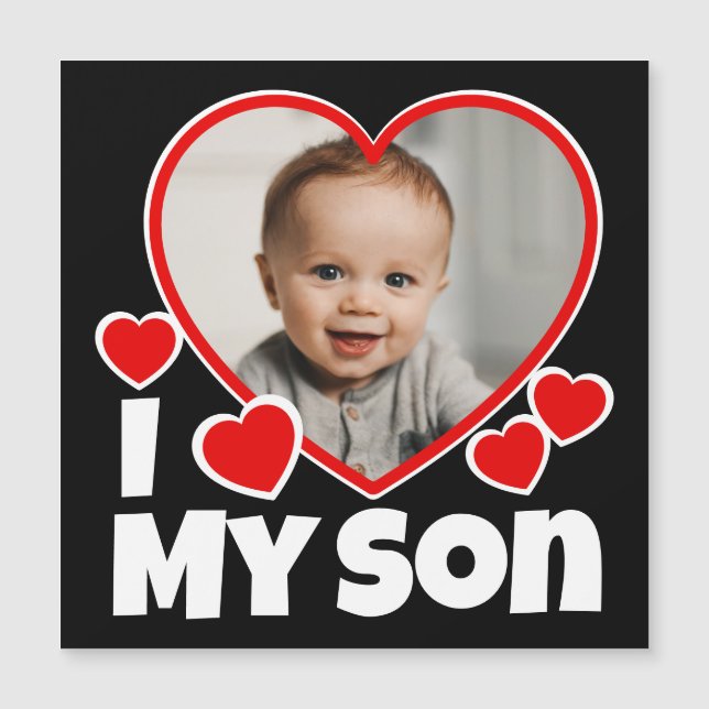I Heart My Son Personalized Photo (Front)