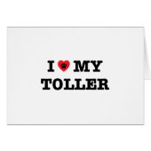 I Heart My Toller (Front Horizontal)