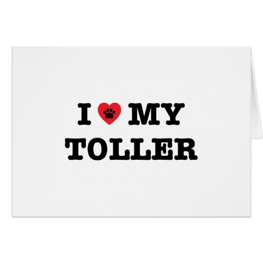 I Heart My Toller (Front Horizontal)