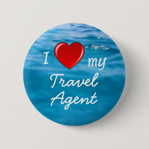 I Heart My Travel Agent Button