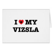 I Heart My Vizsla (Front Horizontal)