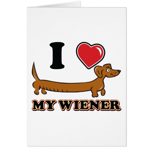 I-HEART-MY-WEINER CARDS (Front)