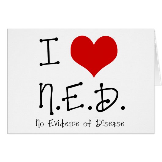 I "Heart" N.E.D. - General Cancer Cards (Front Horizontal)