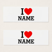 I Heart Name (Front & Back)