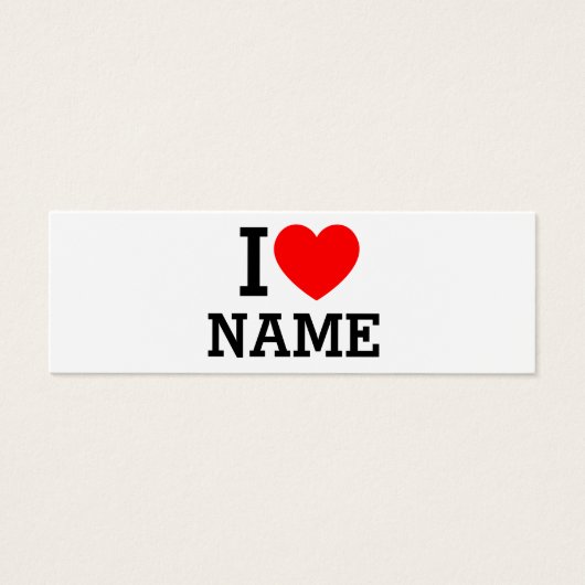 I Heart Name (Front)