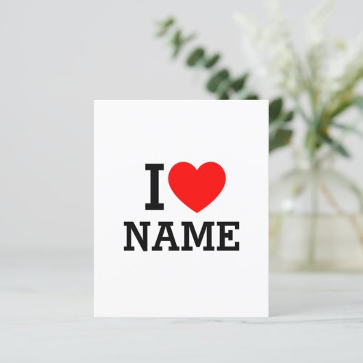 I Heart Name (Standing Front)
