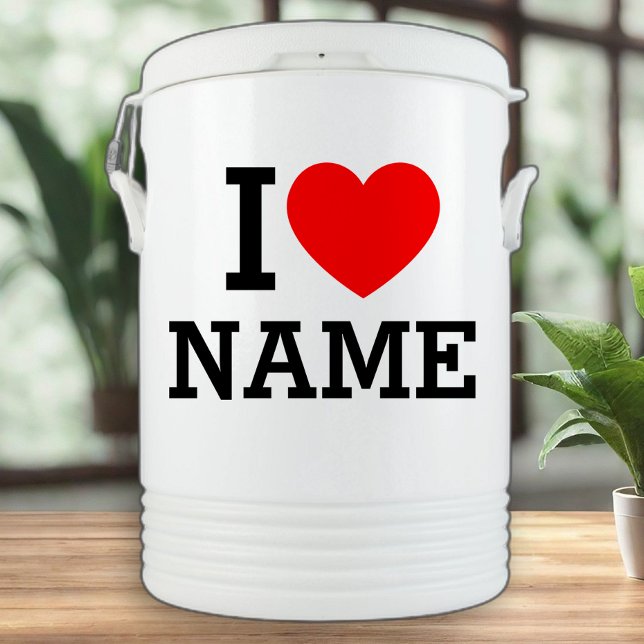 I Heart Name Beverage Cooler (Creator Uploaded)